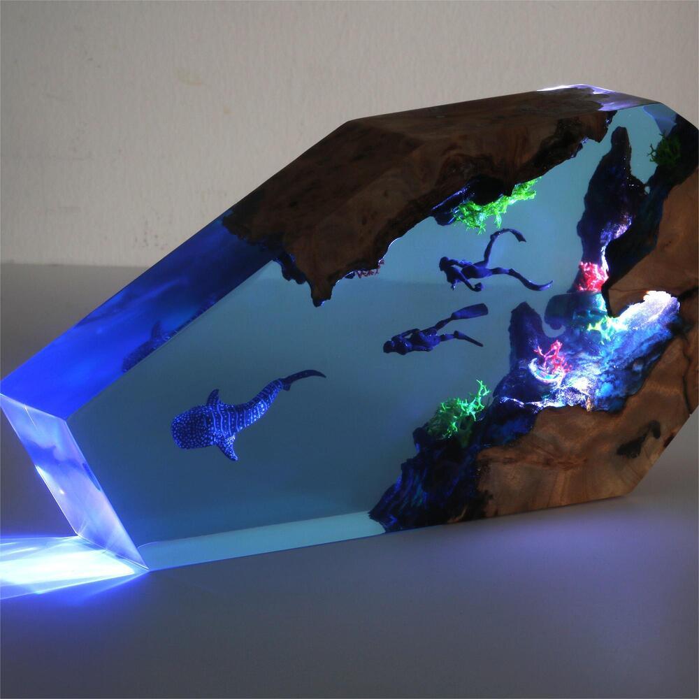 Whale Shark Freestyle Diver Night Light ( Best Gift 🎁 )