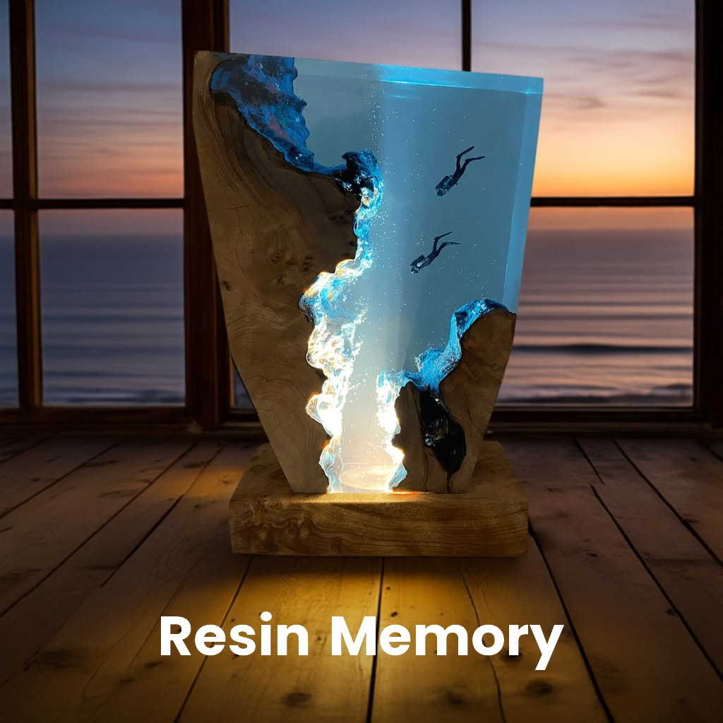 Diver frozen in light, Night Light, Scuba Diving Deep Sea Exploration（ Best Gift 🎁 ）